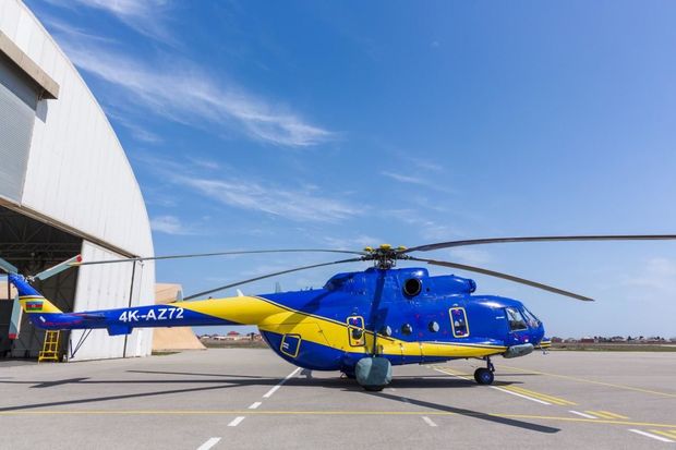 Azərbaycanda Rusiya istehsalı olan daha bir helikopterin əsaslı təmiri başa çatdı