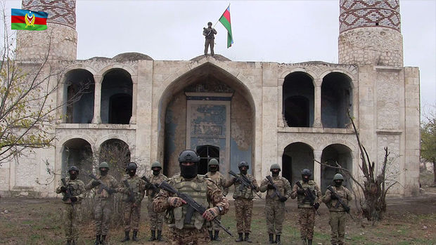 Ordumuz Ağdama Azərbaycan Bayrağını sancdı – FOTO/VİDEO