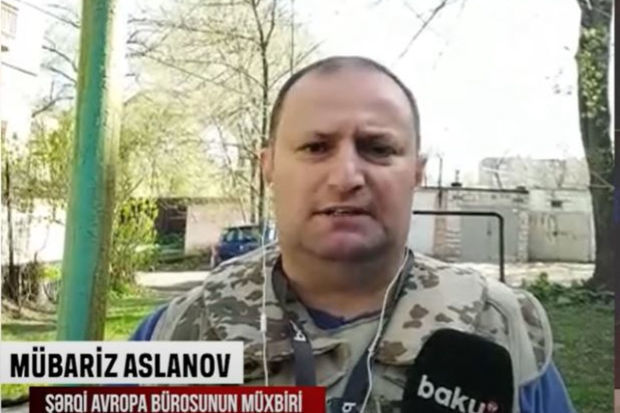 Baku TV əməkdaşı Ukraynadan xəbər verir - VİDEO