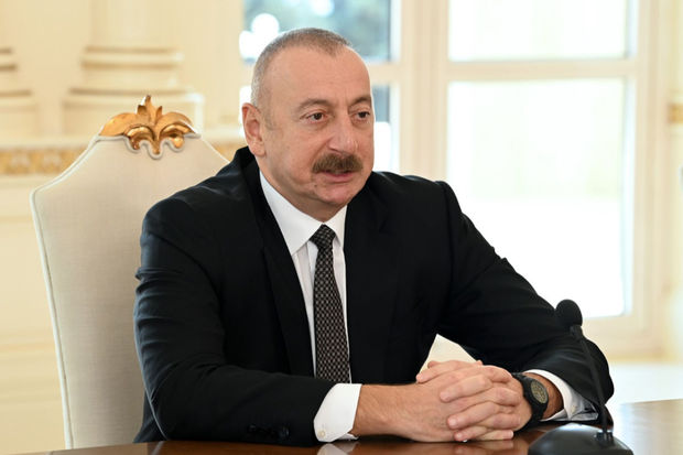 Президент Ильхам Алиев поздравил своего немецкого коллегу